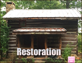 Historic Log Cabin Restoration  Danville, Ohio
